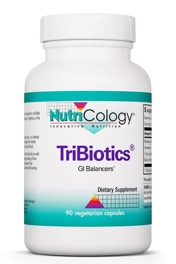 Nutricology TriBiotics - Berberine Artemisinin Botanical Blend - Gastrointestinal Support - Hypoallergenic - 45 Servings - 90 Capsules Allergy Research GroupAu supplements