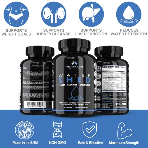 Water Pills Diuretic Water Retention, Liver Detox, Kidney Cleanse, Weight, Swelling THE ENCLARE NUTRITIONAu supplements