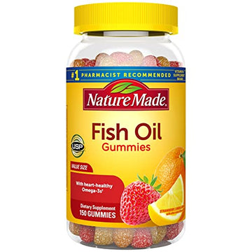 Nature Made Fish Oil Gummies, Omega 3 Fish Oil Supplements, Healthy Heart Support Nature MadeAu supplements