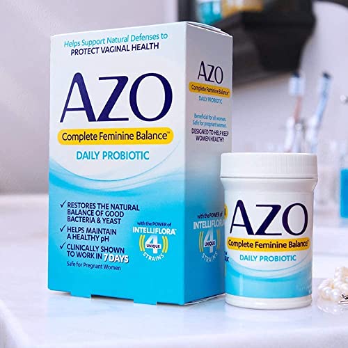 AZO Complete Feminine Balance Daily Probiotics for Women, Clinically Proven to Help Protect Vaginal Health AZOAu supplements