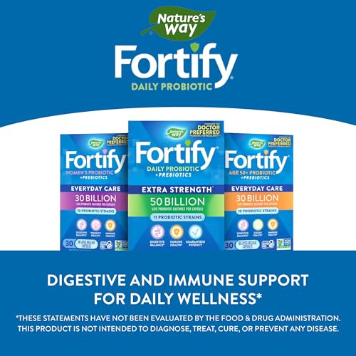 Nature's Way Fortify Probiotics for Women + Prebiotic, Digestive*, Immune*, and Vaginal Nature's WayAu supplements