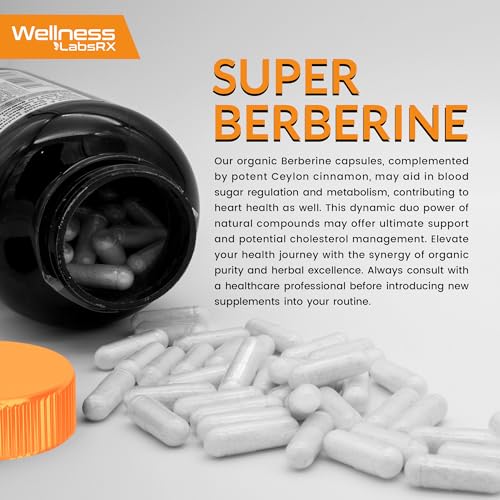 WELLNESS LABSRX Berberine Supplement 1500mg - Liposomal Berberine with Ceylon WELLNESS LABSRXUS supplements