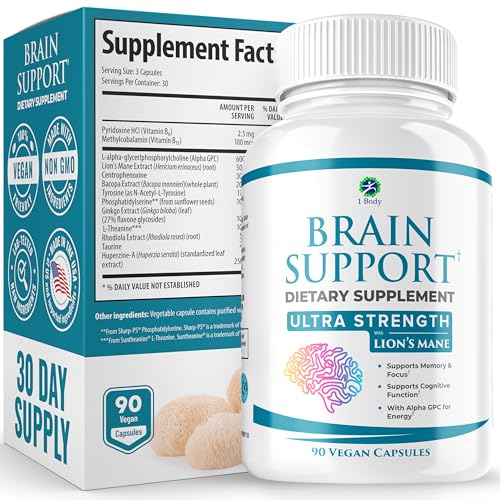 1 Body Brain Supplements for Memory and Focus - Support Healthy Brain 1 BodyUS supplements