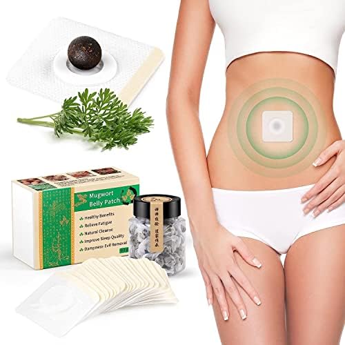 Mugwort Belly Patch for Men and Women with Natural Plant Extracts -60Pcs Body Sculpting SHENFYAu supplements