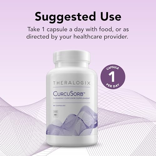 Theralogix CurcuSorb Turmeric Curcumin Supplement - 90-Day Supply - High-Absorption TheralogixUS supplements