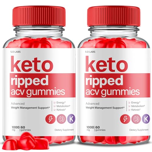 (2 Pack) Keto Ripped ACV Gummies Advanced Weight Loss, Keto Ripped Keto + ACV Gumm S.O LabsAu supplements