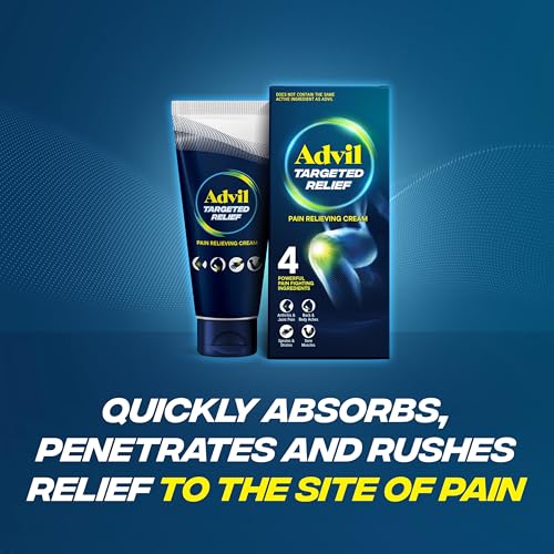 Advil Targeted Relief Pain Relieving Cream, Up to 8 Hours of Powerful Relief of Minor Arthritis Pain, Joint Pain, Lower Back Pain and Muscle Pain - 2.3 oz AdvilAu supplements