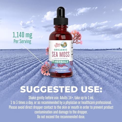 MaryRuth's Irish Sea Moss Liquid Drops | Sugar Free | SeaMoss for Gut Health and Immune MaryRuth OrganicsUS supplements