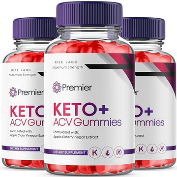 rize labs (3 Pack) Premier Keto ACV Gummies, Premier Keto Gummies for Advanced Weight rize labsAu supplements