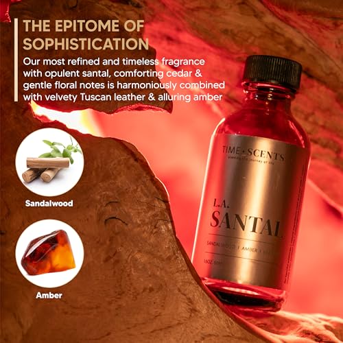 Essential Oil Blend Diffuser Oil – Santal Essential Oil, Hotel Inspired Home fragrance oil for diffuser Time ScentsAu supplements