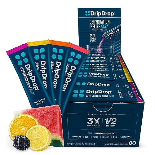 DripDrop Hydration - Electrolyte Powder Packets - Watermelon, Berry, Orange, Lemon DripDropUS supplements