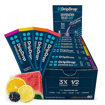 DripDrop Hydration - Electrolyte Powder Packets - Watermelon, Berry, Orange, Lemon DripDropUS supplements
