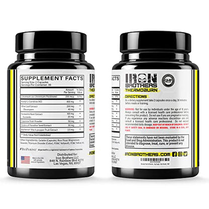 Stimulant Free Fat Burners for Women and Men – Weight Loss - Non Stim Thermogenic Fat Iron Brothers SupplementsUS supplements