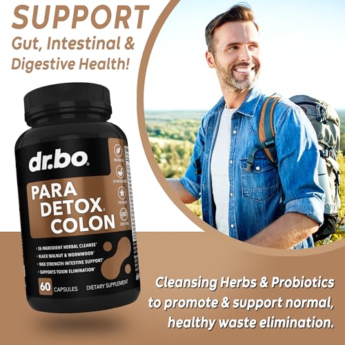 Colon Cleanse Pills Body Detox - Intestinal Guard Cleanser for Stomach - Natural Weight DR. BOUS supplements