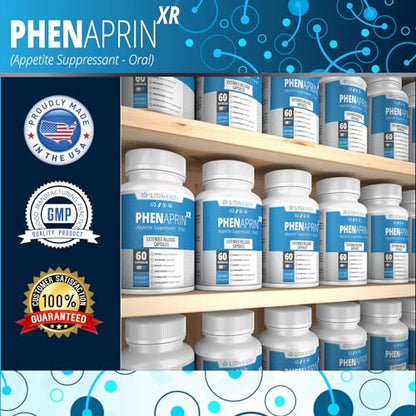 PhenAprin XR Maximum Strength Appetite Suppressant Diet Pills - 2-Pack, Metabolism Boosting SutraHealthUS supplements