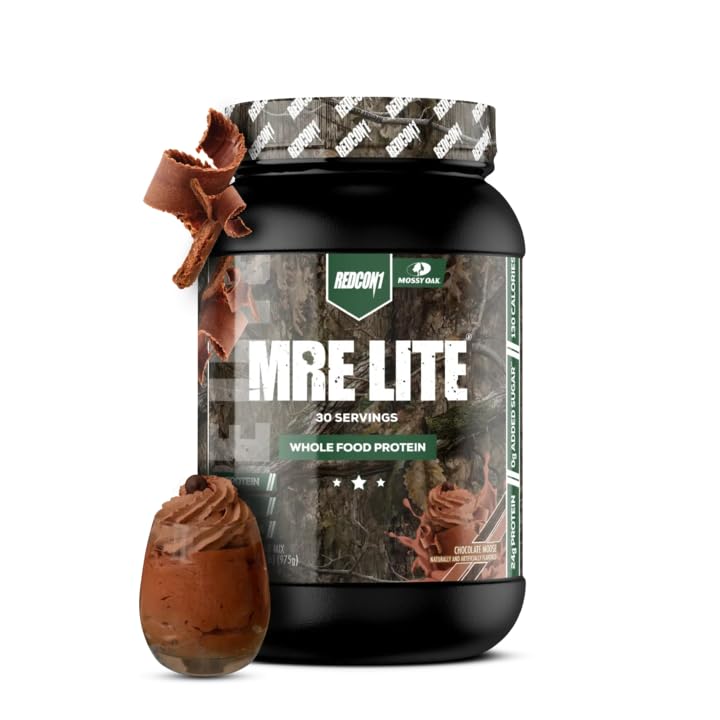 REDCON1 x Mossy Oak MRE Lite Whole Food Protein Powder, Chocolate Moose - Low Carb REDCON1US supplements
