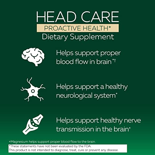 Excedrin Head Care Proactive Health with Magnesium, Riboflavin, Vitamin B6, Folic Acid ExcedrinAu supplements