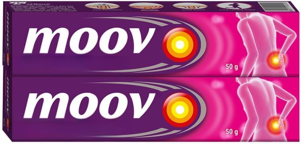 Moo.v Ayurvedic Body Massage Cream – 50g (Pack of 2) | Herbal Formula for Post-Workout Care & Everyday Use GenericAu supplements