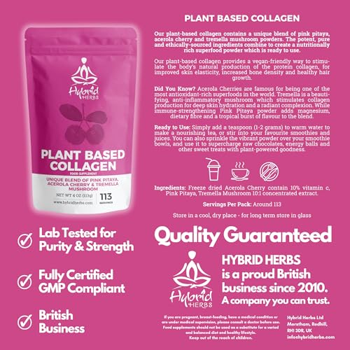HYBRID HERBS – Plant Based Collagen Powder - Anti Aging Supplement for Skin, Wrinkles Hybrid HerbsAu supplements