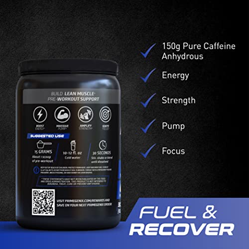 PrimeGENIX Pre-Workout+ Berry Blast Flavor | Max Performance | Boost Energy PrimeGENIXAu supplements