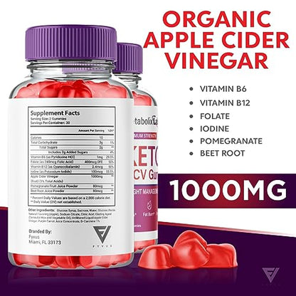 Metabolix Labs Keto ACV Gummies, Metabolix Labs Keto ACV Gummies Advanced Weight FyvusUS supplements