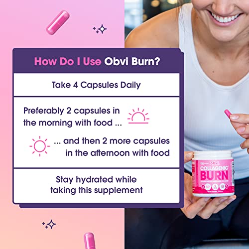 Obvi Collagenic Burn, Collagenic Fat Burner, Thermogenic Fat Burner for Weight Loss ObviAu supplements