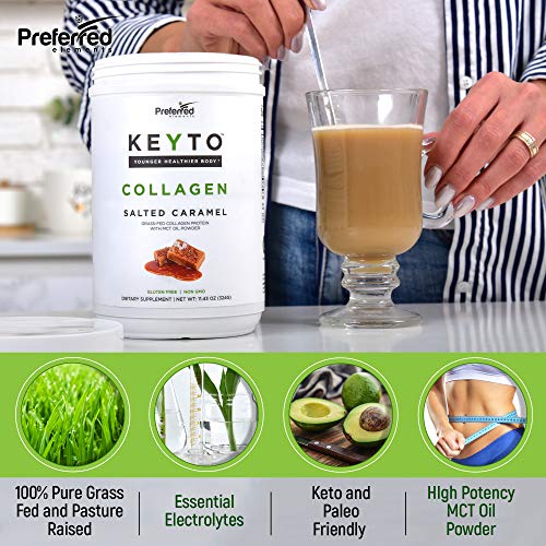 Keto Collagen Protein Powder with MCT Oil – Keto and Paleo Friendly Pure Grass Fed Preferred ElementsAu supplements
