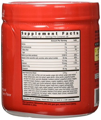 Garden Greens Super Reds Energizing Polyphenol Superfoods, Antioxidants, Powder Drink Garden GreensUS supplements