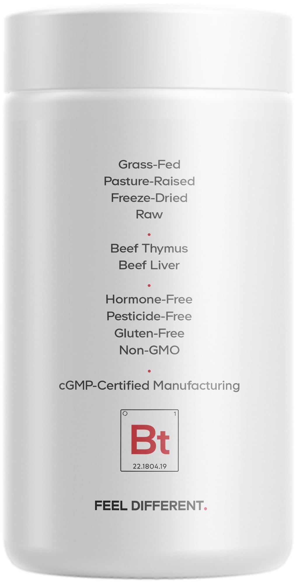 Codeage Grass Fed Beef Thymus Supplement Superfood, Freeze Dried, Non-Defatted, Desiccated Thymus & Liver Pills, Glandulars Meat, Pasture Raised Beef Vitamins, Non-GMO, 180 Capsules CodeageAu supplements