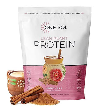 One Sol Lean Plant Protein Powder Horchata, Low Carb, Gluten Free One SolAu supplements