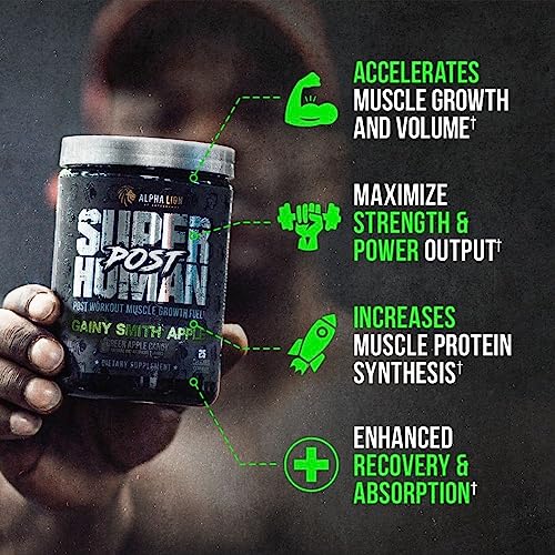 ALPHA LION Superhuman Pre Workout Powder & Post Workout Recovery Bundle, Sustained ALPHA LIONAu supplements