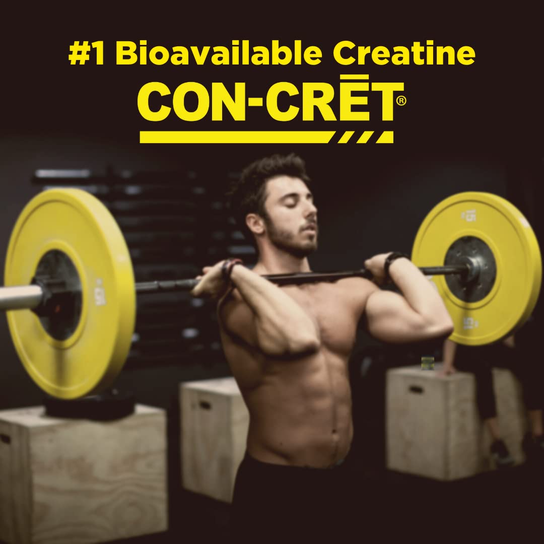 CON-CRET®+ Test, CON-CRET® Patented Creatine HCl Now with Testofen®, Boost Testosterone Levels, 60 Capsules CON-CRETAu supplements