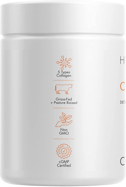 Codeage Multi Collagen Protein Capsules, Type I, II, III, V, X, Grass Fed & Hydrolyzed Collagen Pills Supplement CodeageUS supplements