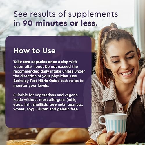 Berkeley Life Professional - Nitric Oxide Booster & Support Supplement with Organic Beetroot Berkeley LifeAu supplements