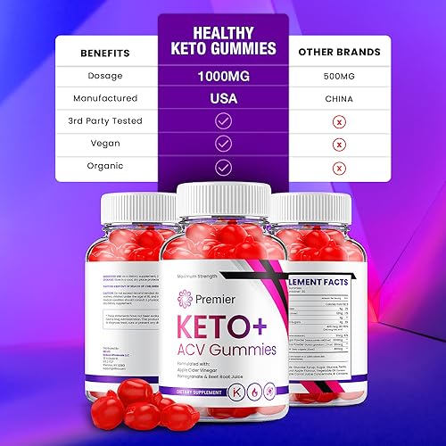 Rillvo (3 Pack) Premier Keto ACV Gummies - Official - Keto Premiere ACV Advanced Formula RillvoAu supplements