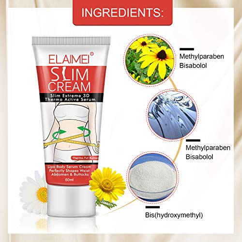 Hot Cream Belly Fat Burner (2 pack), Fat Burning Cream for Stomach, Legs, Abdomen ELAIMEIUS supplements