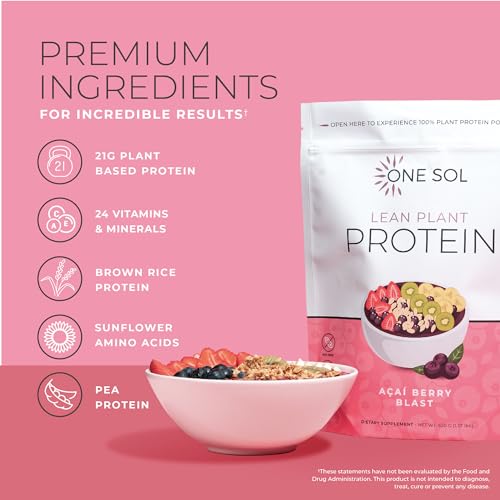 One Sol Protein Powder, Lean & Low Carb, No Bloating, Gluten Free, Lactose-Free One SolAu supplements
