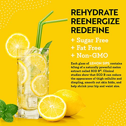 Dr. Kellyann Lemon Sips - Diet Citrus Drink Mix - Rehydrate, Detox, Revitalize - Sugar Free Dr. KellyannUS supplements