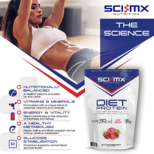 SCI-MX Diet Protein, High Protein, Low Sugar, Low Fat Lean Protein Formula Powder with Added CLA SCI-MXAu supplements