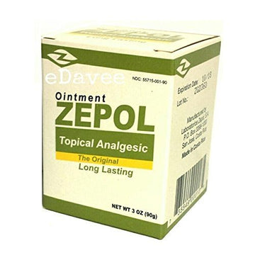 ZEPOL Analgesic Ointment 3oz Muscle Joint Pain Aches Backache Sprains ZepolAu supplements