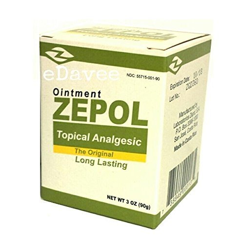 ZEPOL Analgesic Ointment 3oz Muscle Joint Pain Aches Backache Sprains ZepolAu supplements