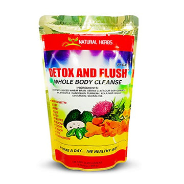 NELCIA'S NATURAL HERBS- DETOX & FLUSH, Whole Body Cleanse in 21 Days- Dietary NATURAL HERBSAu supplements