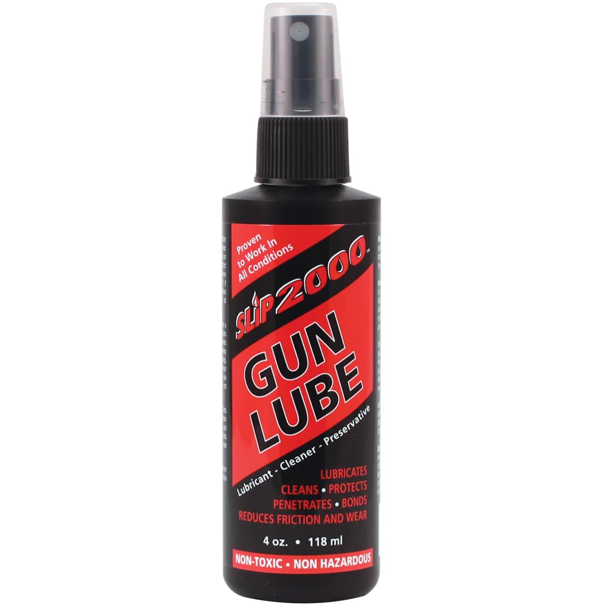 Slip 2000 Gun Lube, 100% Pure Synthetic CLP, Performs in All Conditions, Gun Lubricants for Peak Performance, Reduces Heat, Eliminates Excessive Wear, Shotguns, Rifles and Pistols, 4-Ounce Pump Slip2000Au supplements