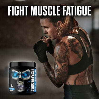 JNX SPORTS The Curse! Pre Workout Powder - Blue Raspberry 50 Servings | Preworkout JNX SPORTSUS supplements
