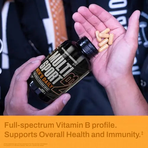 NutraBio Multisport for Men - Mens MultiVitamin - 33 Vitamins, Minerals, Micronutrients - Rich in Antioxidants NutraBioAu supplements