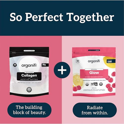 Organifi Collagen Powder - Fuller Hair, Stronger Nails, and Radiant Skin - Replenish OrganifiUS supplements
