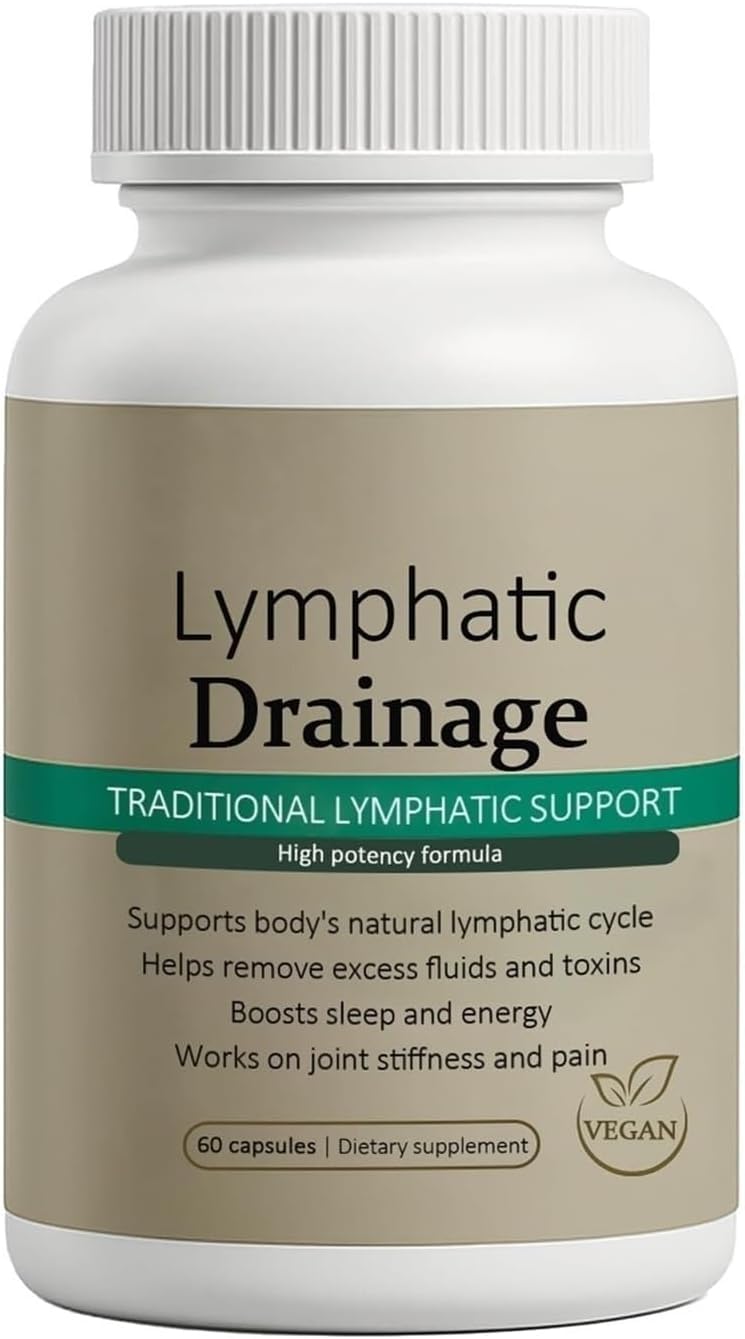 Megacephalus Lymphatic Drainage Capsules - New Maximum Potency Formula with Dandelion Extract, Cleavers Extract, Natural Ingredients, Vegan & Non-GMO, 60 Capsules (1) MegacephalusAu supplements