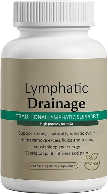 Megacephalus Lymphatic Drainage Capsules - New Maximum Potency Formula with Dandelion Extract, Cleavers Extract, Natural Ingredients, Vegan & Non-GMO, 60 Capsules (1) MegacephalusAu supplements