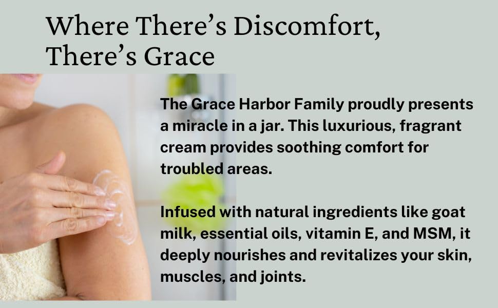 Grace Harbor MSM Cream – Variety 3 Pack – Daily Skin, Joint and Muscle Rub – Best Goat Milk Unscented Baby Lotion for Severly Dry Skin – Therapeutic Essential Oils and Fragrance Free – 4 oz Grace Harbor InternationalAu supplements
